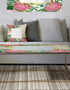 Efflorescent Gold Pink 4 - Metal Modern Coffee Table