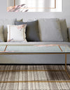 Copper Minimal 1 - Metal Glam Coffee Table