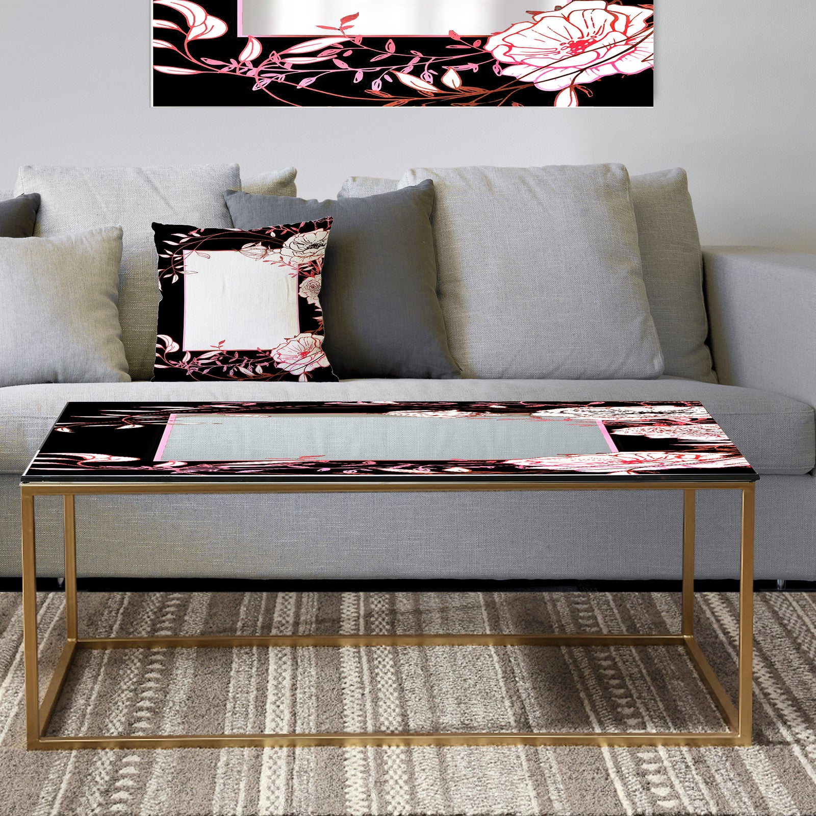 Dark Crystal - Metal Traditional Coffee Table