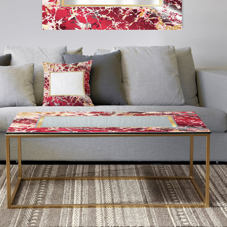 Marbled Marvelous 9 - Metal Glam Coffee Table