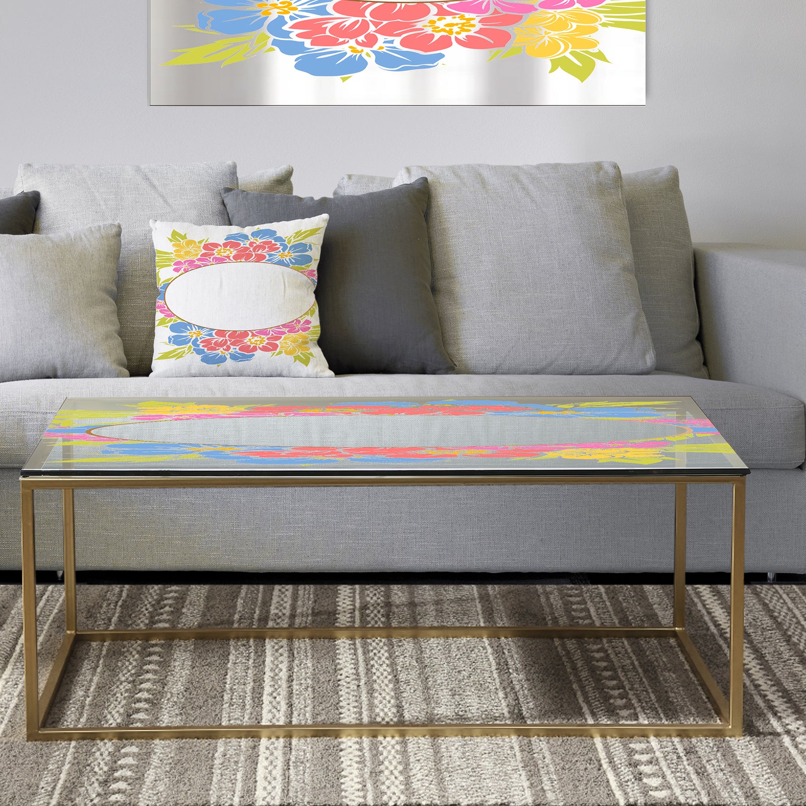 Garland Sweet 19 - Metal Traditional Coffee Table