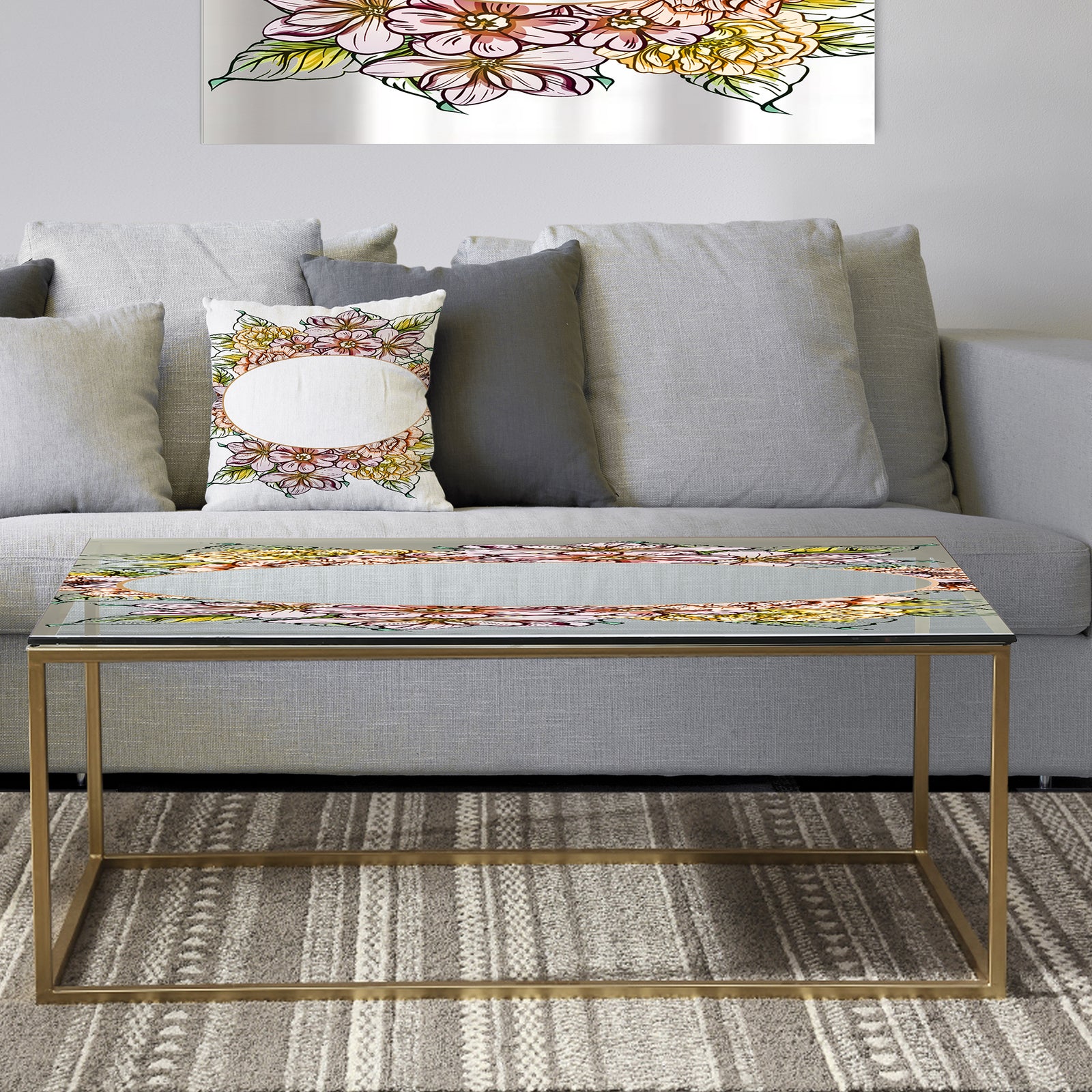 Garland Sweet 29 - Metal Traditional Coffee Table