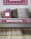 Black and Pink Hearts - Metal Industrial Coffee Table