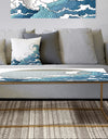 Surfs Up Wave - Metal Bohemian & Eclectic Coffee Table