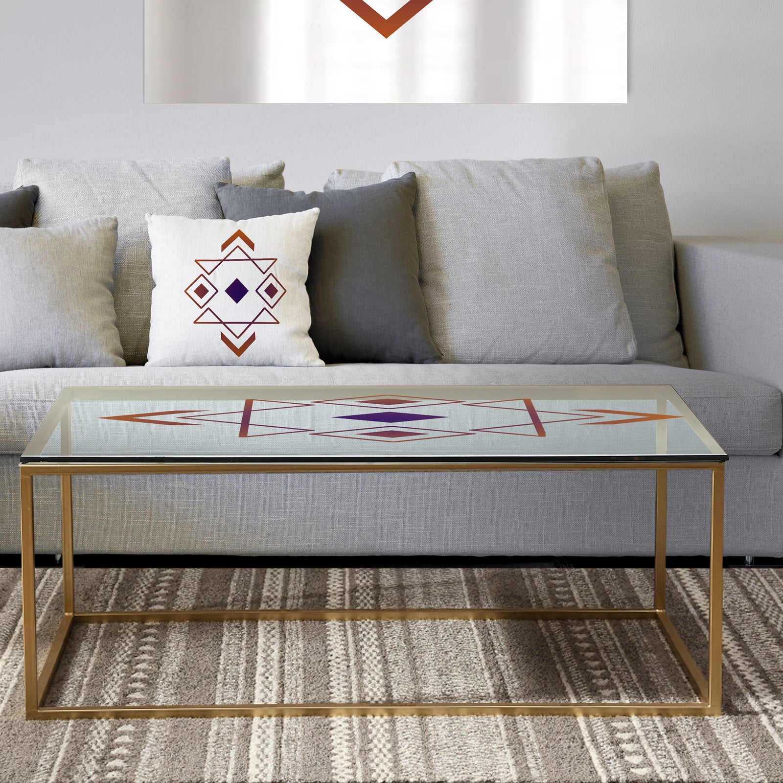 No Image - Metal Glam Coffee Table