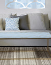 Japanese style Half - Metal Glam Coffee Table
