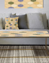 Retro Hexagon PatternX - Metal Glam Coffee Table