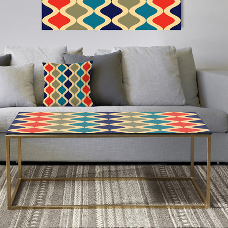 Retro Ornamental Design VI - Metal Glam Coffee Table
