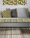 Retro Polka Dots I - Metal Vintage Coffee Table