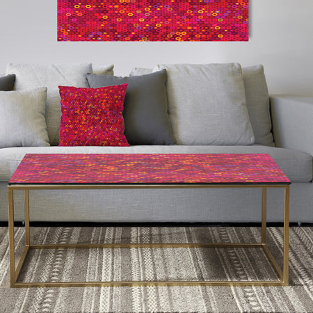 Circular Retro Design III - Metal Glam Coffee Table