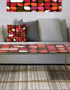 Geometric Retro Flower Design I - Metal Glam Coffee Table