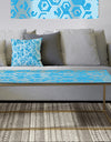 Retro Hexagon Pattern VII - Metal Glam Coffee Table