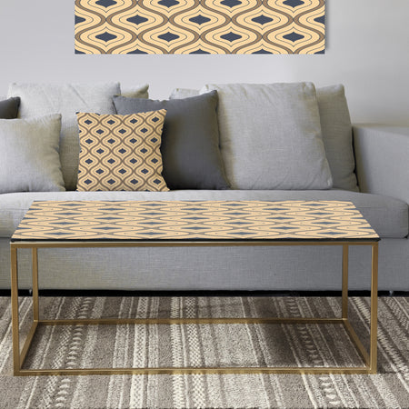 Retro Ornamental Design VII - Metal Modern Coffee Table