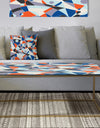 Retro Geometric Grid IV - Metal Glam Coffee Table