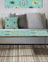 1950 Retro Pattern I - Metal Glam Coffee Table