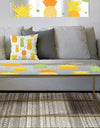 Pineapple Summer Bliss II - Metal Glam Coffee Table