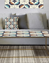 Geometric Retro Design V - Metal Glam Coffee Table