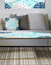 Retro Floral Pattern II - Metal Glam Coffee Table