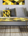 Retro Hexagon Pattern II - Metal Glam Coffee Table