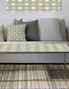 Retro Ornamental Pattern II - Metal Glam Coffee Table