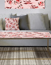 Bright Eucalyptus Floral Pattern II - Metal Traditional Coffee Table