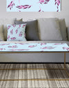 Bright Eucalyptus Floral Pattern I - Metal Traditional Coffee Table
