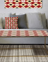 Retro Pattern Abstract Design XIII - Metal Modern Coffee Table