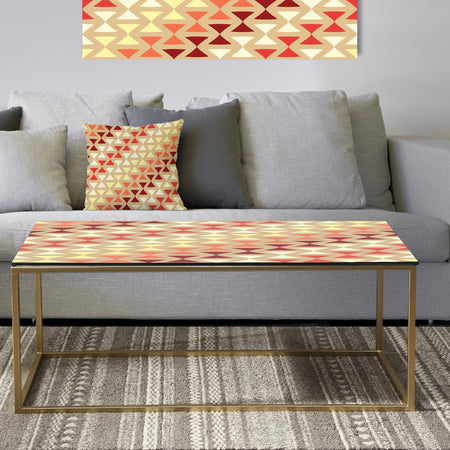 Triangular Retro Design IX - Metal Glam Coffee Table