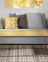 Golden Floral I - Metal Glam Coffee Table