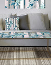 Retro Handdrawn Lilies - Metal Glam Coffee Table