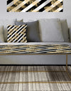 Golden Foliage VII - Metal Glam Coffee Table