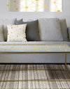 Golden Grid I - Metal Glam Coffee Table