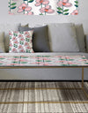 Floral Botanical Retro XII - Metal Traditional Coffee Table