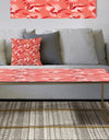 Coral Flowers Of Bird Of Paradise - Metal Glam Coffee Table