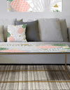 Pineappple On Tropical Leaves - Metal Glam Coffee Table