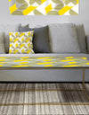 Abstract Retro Geometric II - Metal Glam Coffee Table