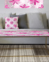 Retro Floral Pattern XII - Metal Glam Coffee Table