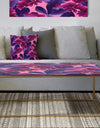 Orchid blossom colorful pattern - Metal Glam Coffee Table