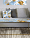 Orchid blossom color pattern - Metal Glam Coffee Table