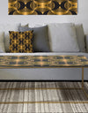 Art Deco style modern pattern - Metal Glam Coffee Table