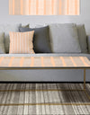 Retro Abstract Lines Pattern - Metal Glam Coffee Table