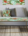 Tropical Foliage II - Metal Glam Coffee Table