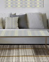 Golden Cornflower Pattern - Metal Glam Coffee Table