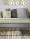 Retro Geometric Design VIII - Metal Glam Coffee Table