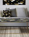 Gold Retro Circular Pattern - Metal Glam Coffee Table