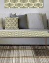Abstract Design Retro Pattern III - Metal Glam Coffee Table