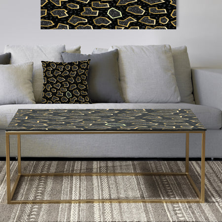 Gold Retro 80s - Metal Glam Coffee Table