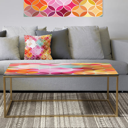 Geometrical Retro Design II - Metal Glam Coffee Table
