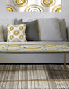 Circular Golden Pattern I - Metal Glam Coffee Table