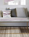 Purple Amethyst Wetlands - Metal Transitional Coffee Table